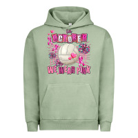 Pigment Oil Green in october we wear pink volleyball Urban Hoodie - AdoDesignShop
