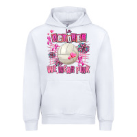 White in october we wear pink volleyball Urban Hoodie - AdoDesignShop