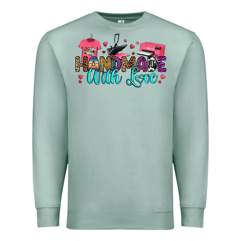 Handmade With Love Premium Sweatshirt by RanaPortraitStore | Teevron
