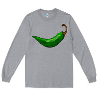 Heather Grey jalapeño Long Sleeve Tee - BarkalooDesign
