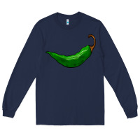Navy jalapeño Long Sleeve Tee - BarkalooDesign