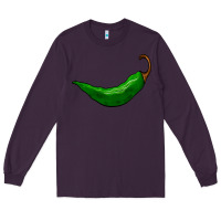 Plum jalapeño Long Sleeve Tee - BarkalooDesign