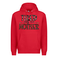 Red tired as a mother Premium Hoodie - CowhideDigitalArt