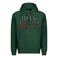 Sports Green tired as a mother Premium Hoodie - CowhideDigitalArt