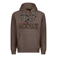 Coffee tired as a mother Premium Hoodie - CowhideDigitalArt