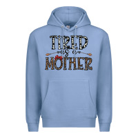 Colony Blue tired as a mother Premium Hoodie - CowhideDigitalArt