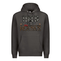 Smoke tired as a mother Premium Hoodie - CowhideDigitalArt