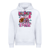 White in october we wear cheer pink football Urban Hoodie - AdoDesignShop