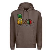 Coffee two fruity birthday cutie Premium Hoodie - CowhideDigitalArt