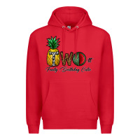 Red two fruity birthday cutie Premium Hoodie - CowhideDigitalArt