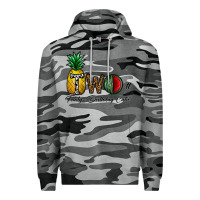 Slate Camo two fruity birthday cutie Premium Hoodie - CowhideDigitalArt