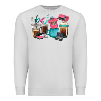 Dove Grey crafting coffee cups Premium Sweatshirt - RanaPortraitStore
