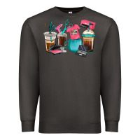 Smoke crafting coffee cups Premium Sweatshirt - RanaPortraitStore