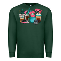 Sports Green crafting coffee cups Premium Sweatshirt - RanaPortraitStore