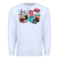 White crafting coffee cups Premium Sweatshirt - RanaPortraitStore