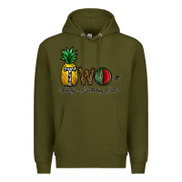Army Green two fruity birthday cutie Premium Hoodie - CowhideDigitalArt
