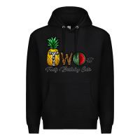 Black two fruity birthday cutie Premium Hoodie - CowhideDigitalArt