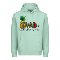 Seafoam two fruity birthday cutie Premium Hoodie - CowhideDigitalArt