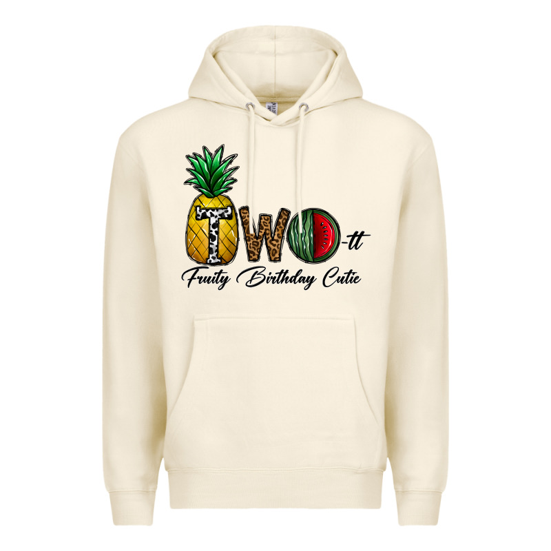 Two Fruity Birthday Cutie Premium Hoodie by CowhideDigitalArt | Teevron
