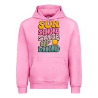 Fuchsia Pink sun shine state of mind Urban Hoodie - JahusDesignShop