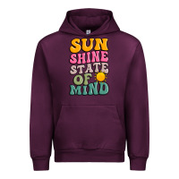 Mauve Wine sun shine state of mind Urban Hoodie - JahusDesignShop