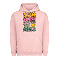 Pigment Salmon sun shine state of mind Urban Hoodie - JahusDesignShop