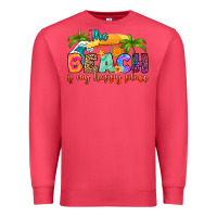 Cardinal the beach is my happy place Premium Sweatshirt - RanaPortraitStore