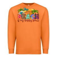 Carrot the beach is my happy place Premium Sweatshirt - RanaPortraitStore