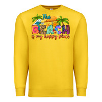 Lemon the beach is my happy place Premium Sweatshirt - RanaPortraitStore