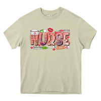 Mossy Nurse Valentine Heavy Core Tee - CowhideDigitalArt