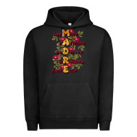 Pigment Black ella es mamá Urban Hoodie - JahusDesignShop