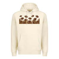 Sandshell leopard american football libbey glass Premium Hoodie - HRA Design Shop