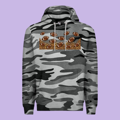 Leopard American Football Libbey Glass Premium Hoodie Designed By Hra Design Shop