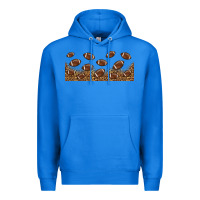 True Royal leopard american football libbey glass Premium Hoodie - HRA Design Shop