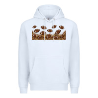 White leopard american football libbey glass Premium Hoodie - HRA Design Shop