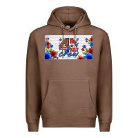 Chestnut floral 4th of july crew license plate Premium Hoodie - HRA Design Shop