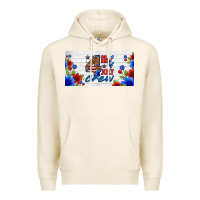 Tofu floral 4th of july crew license plate Premium Hoodie - HRA Design Shop