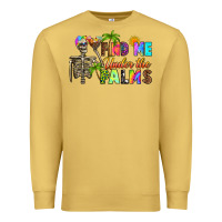 Antique Gold find me under the palms Premium Sweatshirt - RanaPortraitStore