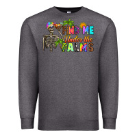 Charcoal Heather find me under the palms Premium Sweatshirt - RanaPortraitStore