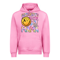 Fuchsia Pink somebody's feral mama Urban Hoodie - JahusDesignShop