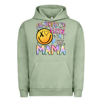 Pigment Oil Green somebody's feral mama Urban Hoodie - JahusDesignShop