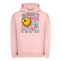 Pigment Salmon somebody's feral mama Urban Hoodie - JahusDesignShop