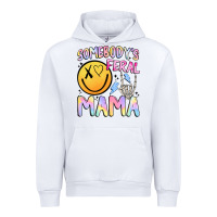 White somebody's feral mama Urban Hoodie - JahusDesignShop