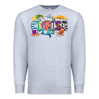 Heather Grey cruise life Premium Sweatshirt - RanaPortraitStore