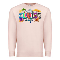Pale Pink cruise life Premium Sweatshirt - RanaPortraitStore