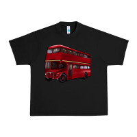 Black double decker bus Urban Heavy Tee - Artiststas