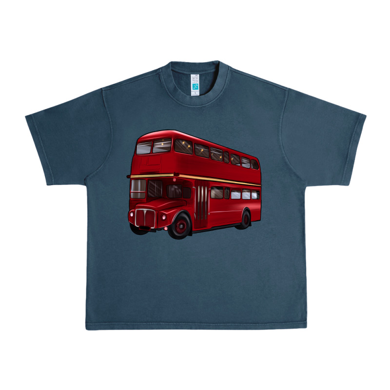 Double Decker Bus Urban Heavy Tee by Artiststas | Teevron