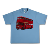 Pebble Blue double decker bus Urban Heavy Tee - Artiststas