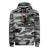 Slate Camo It's Fine I'am Fine Everything Is Fine Premium Hoodie - FaDigitalArtStudio