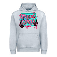 Heather Grey fuck cancer Urban Hoodie - AdoDesignShop